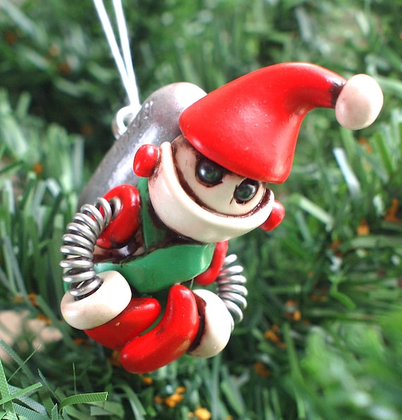 Robot Christmas Ornament SNOWMAN Snowbot Sim by RobotsAreAwesome
