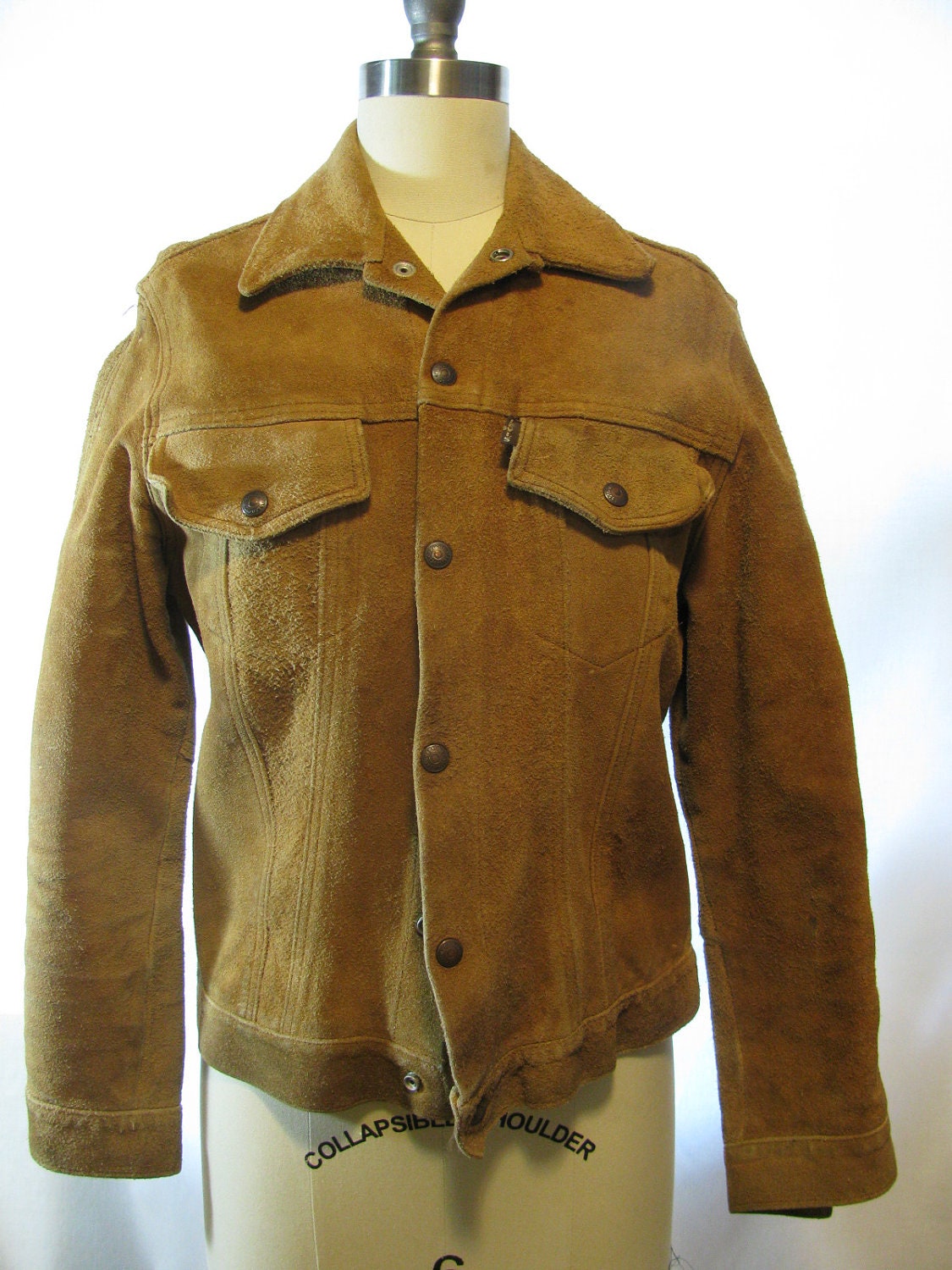 RESERVED for eric vintage LEVIS suede jacket. by inkndagger
