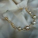Creamy Ivory glass pearls, silver filigree bead caps Winter Wedding necklace