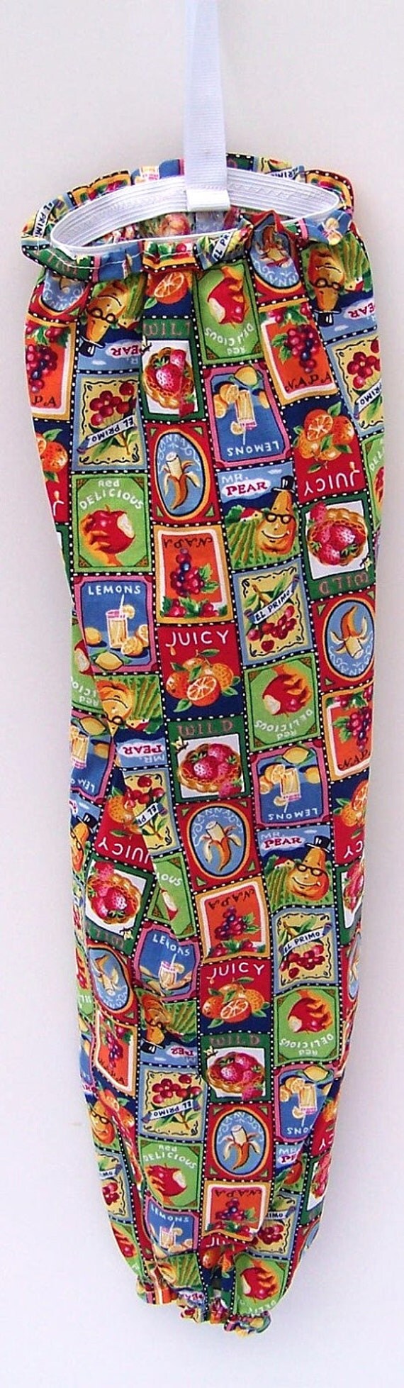 Grocery Bag Organizer Fruit Seed Packets by GabbysQuiltsNSupply