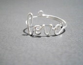 Love Ring Fine Silver Wire