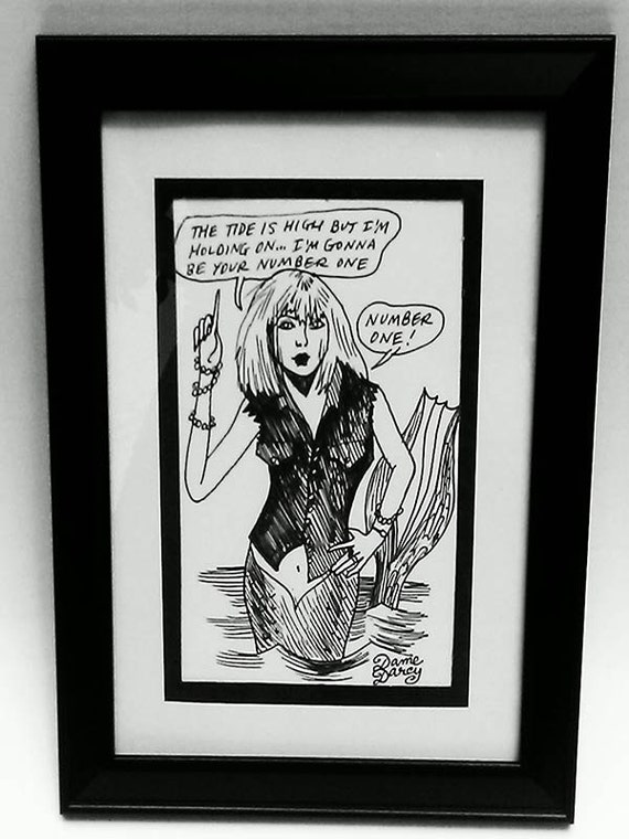 Dame Darcy, Illustration, punk, Blondie, comics,  Debbie Harry as a Mermaid