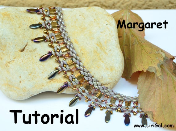 Tutorial Margaret SuperDuo Tila Necklace PDF