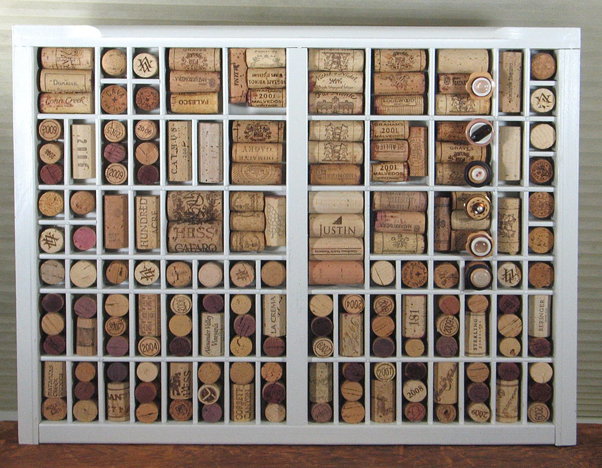 used-wine-cork-bulletin-board-handmade-from-vintage-printer-letterpress