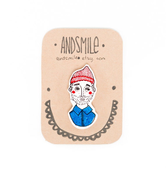 Steve Zissou Brooch