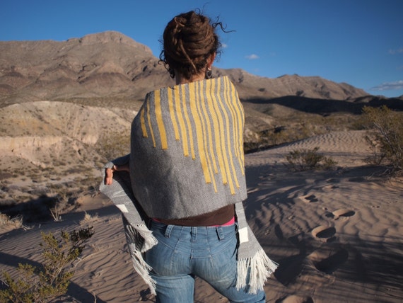 Golden Wing - Modern Heirloom Quality Super Soft Handwoven Natural Fiber Shawl Made With Pure Love