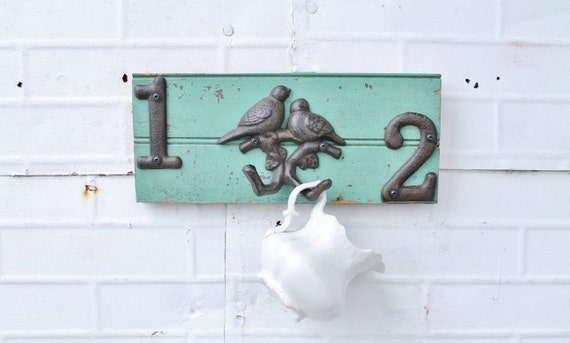 Birds on a Branch Wall Hooks - Created from Antique Salvaged Wood