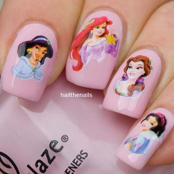 Nail PAKKER Nail Art Water Transfer Decals - Disney Prinsesser YD022