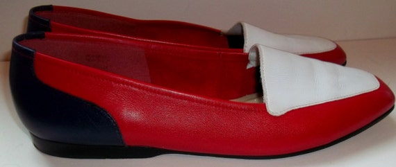 red vintage shoes