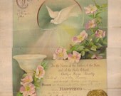 Baptism Certificate circa1908