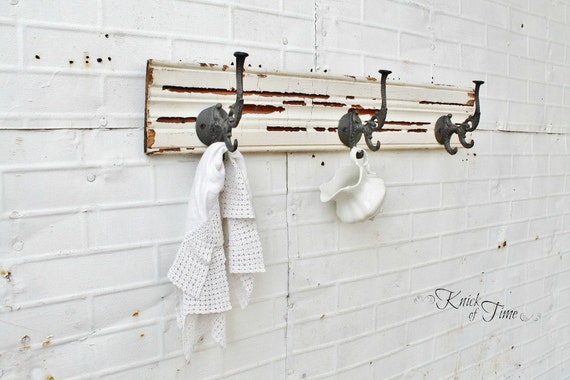 Reclaimed Wooden Coat Rack - Coat Hook, Jewelry or Key Wall Hook - Created from Antique Salvaged Wood