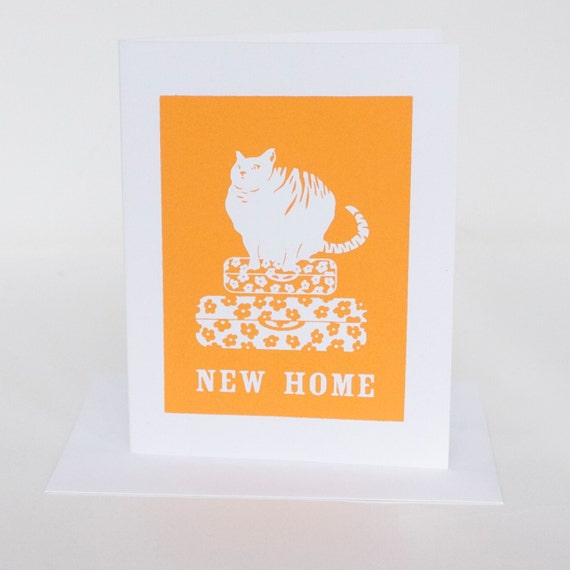 New Home Screen Printed Card