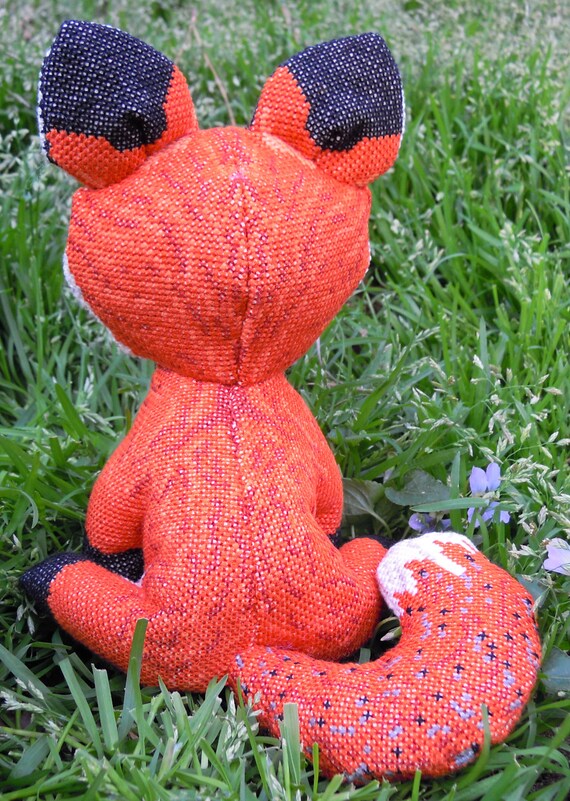 Red Fox 3D Cross Stitch Animal Doll and Sewing Pattern PDF