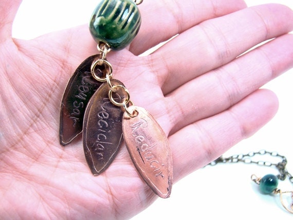 Dia del Planeta/ "Copper" Collar