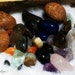 Reiki Stone and Mineral Crystal Collection With Crystal Velvet Keepsake Bag