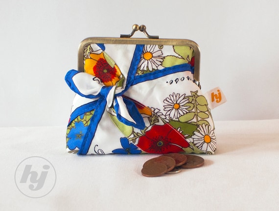 Spring Florals Coin Purse by Heather Jeans