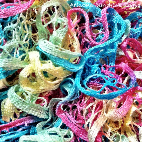 Crocheted Ruffle Scarf