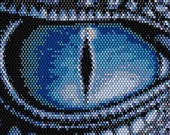 Dragon Eye Brick Stitch Bracelet Pattern