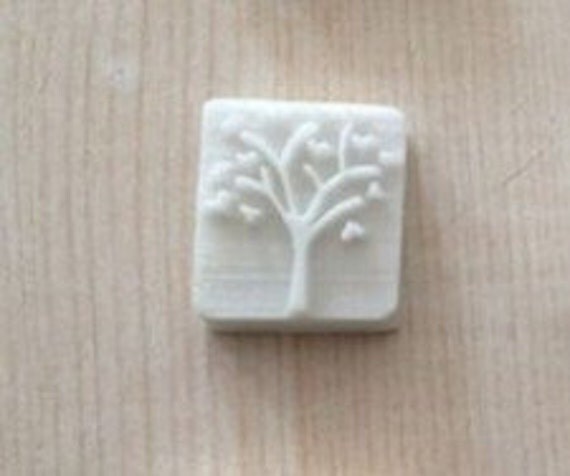 Heart Tree Resin Seal Soap Stamp For Handmade Soap Candle Fimo Crafts