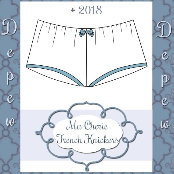 French Knickers Sewing Tutorial + PDF Pattern / Silk PJ sewing