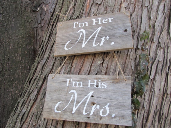 I'm Her Mr. I'm His Mrs
