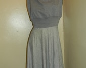 gray flashdance dress