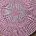 Shades of Pink Hand Crocheted Cotton Fabric Rag Rug