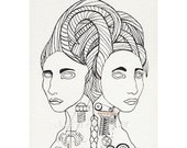 line drawing, dualism II