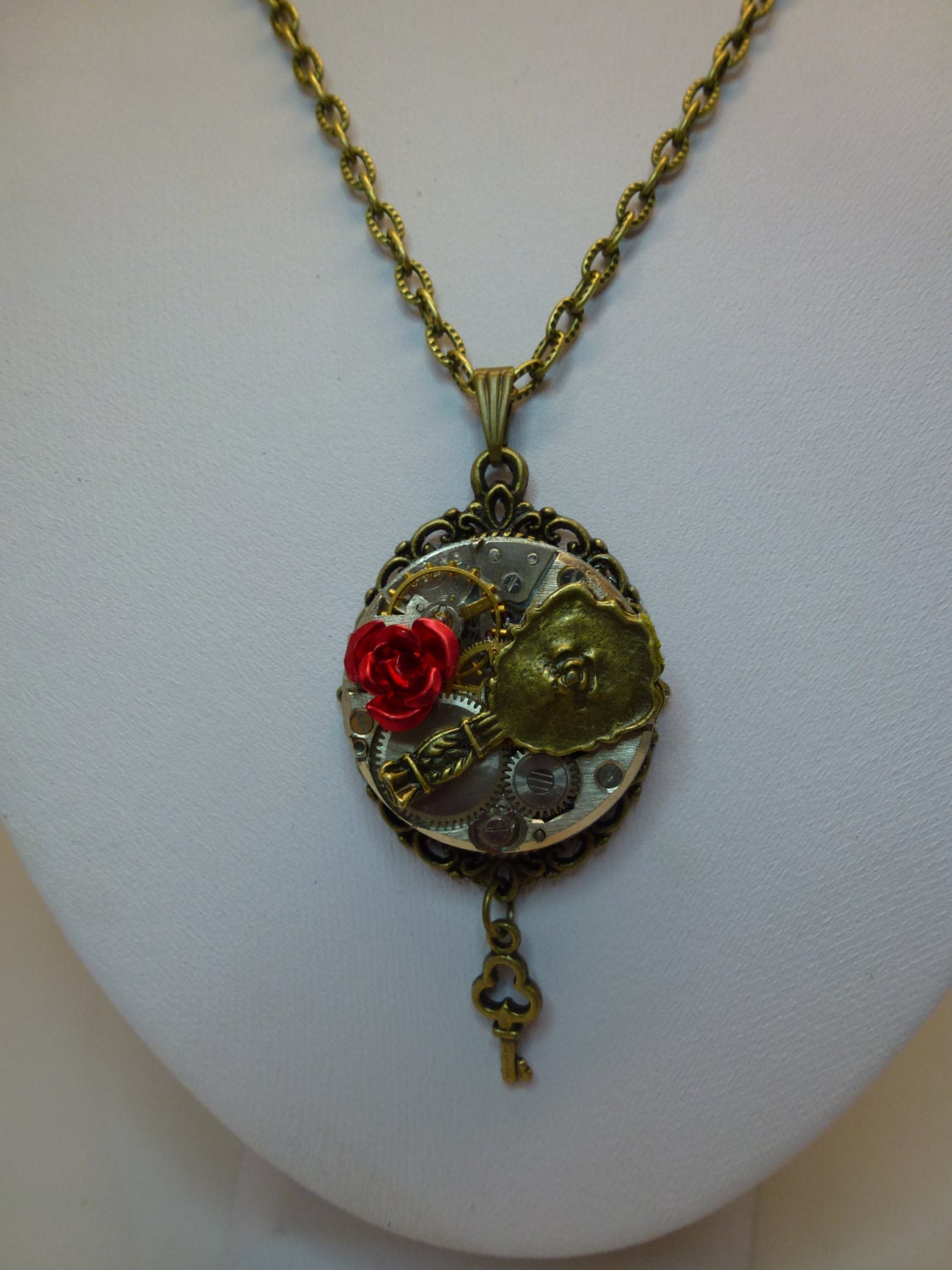 Beauty and The Beast Steampunk Watch Necklace | eBay