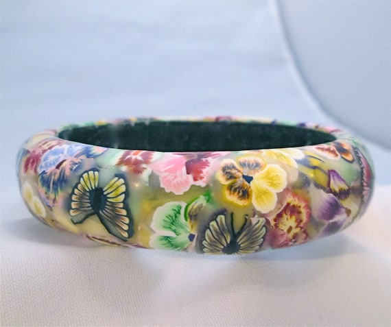 Medium Pansy Bangle