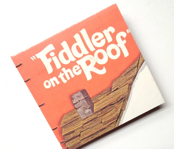 Fiddler on the Roof Record Cover Art Notebook Sketchbook Pocket Sized