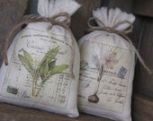 Lavender Sachets, Shower Gifts, Lilly Of The Valley, Paris, Cottage, Shabby Chic, Day Lillies, Set of Two
