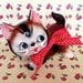 Vintage Kitsch Super Cute Kitty Cat Ready to Pounce Figurine Japan