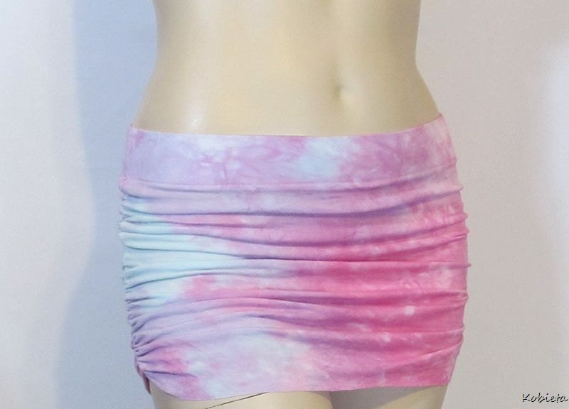 Kobieta Yoga Skirt~Create Skirted Yoga Pants~Hand Dyed Bamboo by Pink Lemonade~Womens Size 14/16