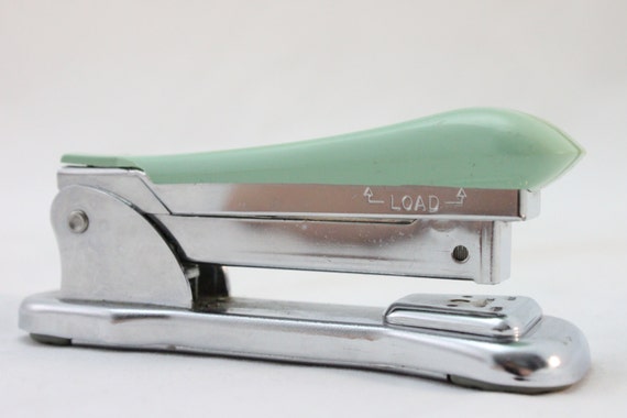 Vintage Mint Green Ace Cadet Stapler