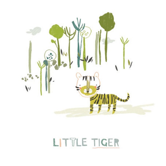 Little Tiger - A5 Print