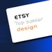 Custom banner design - Top banner design for Etsy - custom creation branding marketing exclusive design made to order