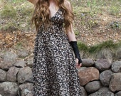 Bohemian Princess Halter Dress - Maxi Gupsy Dress