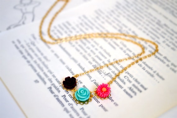 Flower Patch Charm Necklace