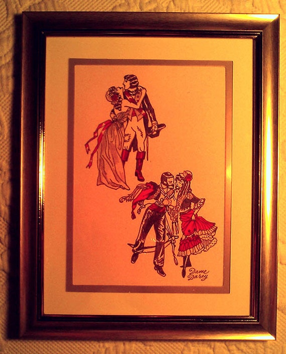 Dame Darcy Valentine Romantic Fantasy Illustration The Golden Couples