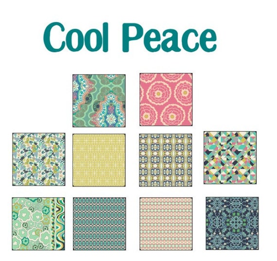 Crib Bedding, 3-piece, Minky Dot quilt, skirt, and fitted sheet, Cool Peace, girl, fresh modern handmade, PLUSH for baby