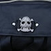 Utility belt - Punk skull black leather pouch belt