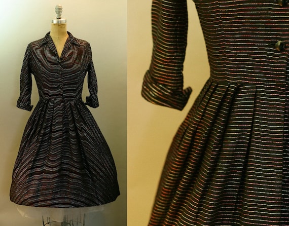 1950s black dress