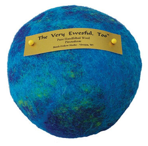 Very Ewesful Too Pincusion Felted Wool by GabbysQuiltsNSupply