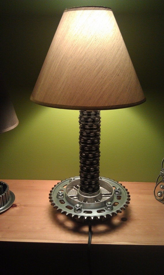 Chain and Sprocket Lamp