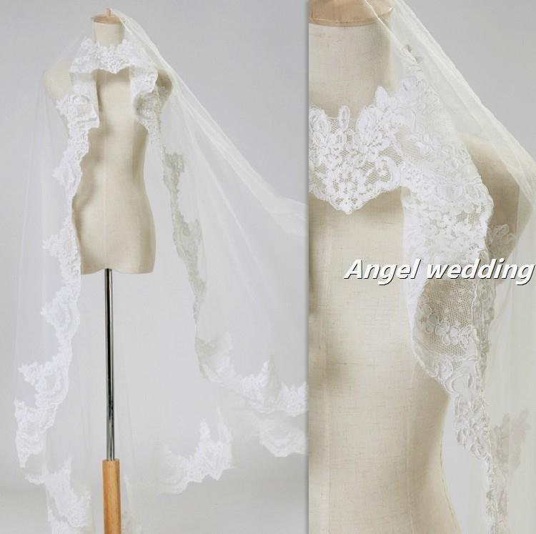 Voile chapelle style mantille 3