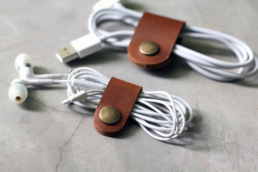 Leather Cable Band - Hand Crafted Leather Custom