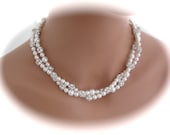 Bridal Jewelry - Swarovski Pearl Necklace, Bridal Jewelry, weddings, Bridal Party, Jewelry, Swarovski Pearls,Pearl Necklace