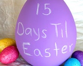 chalkboard easter egg write on erase easter egg decoration countdown