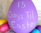 chalkboard easter egg write on erase easter egg decoration countdown